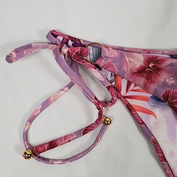 NWT Revolve Boamar Suzy Tie Side Bottom in Tropical - Small - Picture 4 of 7